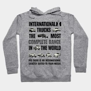 INTERNATIONAL TRUCKS - advert Hoodie